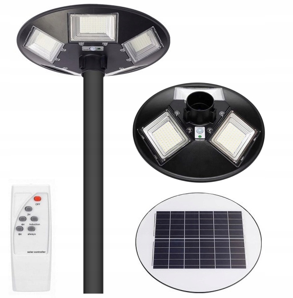SuperLED pouličné svietidlo 400 W 7500 lm, solárne napájanie